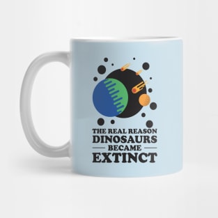 Why dinosaurs went extinct. Mug